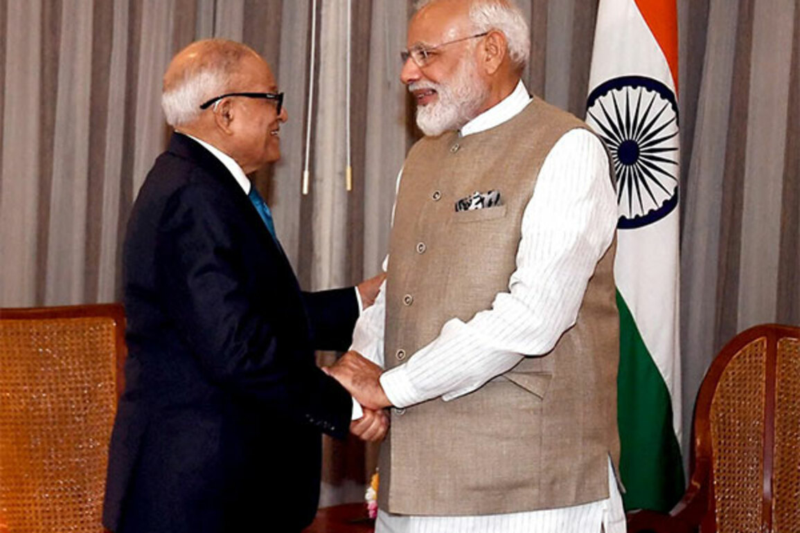 "Matter of privilege for Maldives to host PM Modi," Maldives Ex President