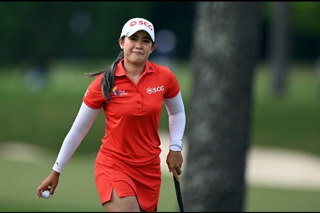 Pajaree Anannarukarn shares lead at ISPS Handa World Invitational