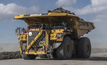 The Cat 797F large mining truck on haul