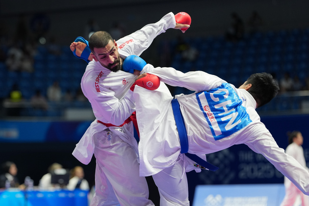(SP)CHINA-CHENGDU-THE WORLD GAMES 2025-KARATE-MEN-KUMITE +84KG