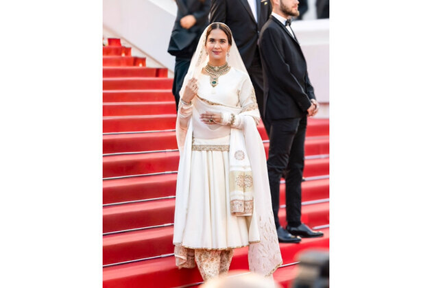'Chardikala': Roopi Gill brings Punjabi heritage to Cannes 2026 red carpet