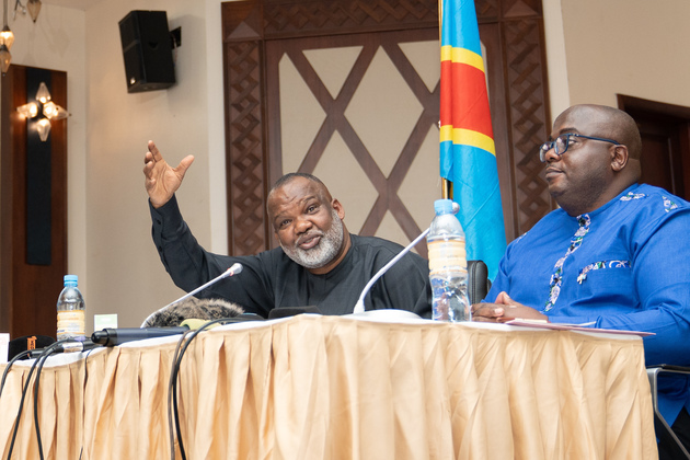 DR CONGO-GOMA-REBEL GROUP-PRESS CONFERENCE