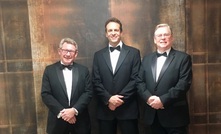 From left to right: New CEO Nigel Robinson, new CFO Gavin Ferrar and executive chairman Nick Clarke
