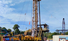 Drilling at Tangai-5