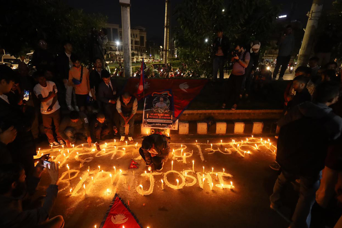 Nepal holds candlelight vigil for Bipin Joshi, student killed in Hamas custody
