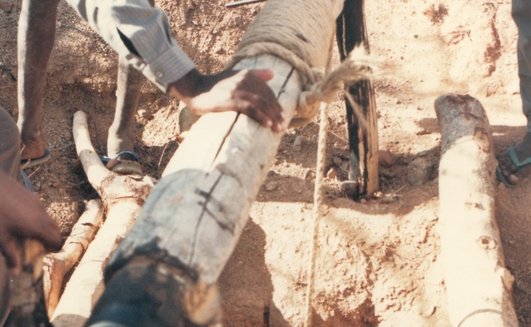 Artisanal gold mine in Tanzania