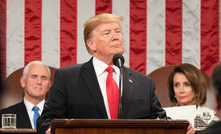  US President Donald Trump delivers his State of The Union address