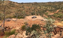 Hammer's drillpad at the Mt Mascotte historical workings