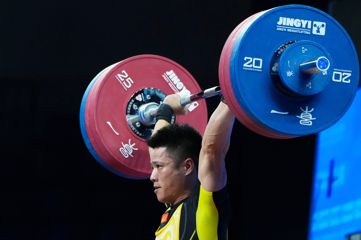 (SP)CHINA-15TH NATIONAL GAMES-WEIGHTLIFTING-MEN'S 61KG-FINAL (CN)