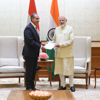 PM Modi meets Egyptian Foreign Minister, conveys appreciation for President Sisi's role in the Gaza Peace Agreement