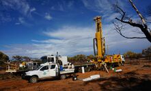 Drilling at Vimy's Mulga Rocks Project.