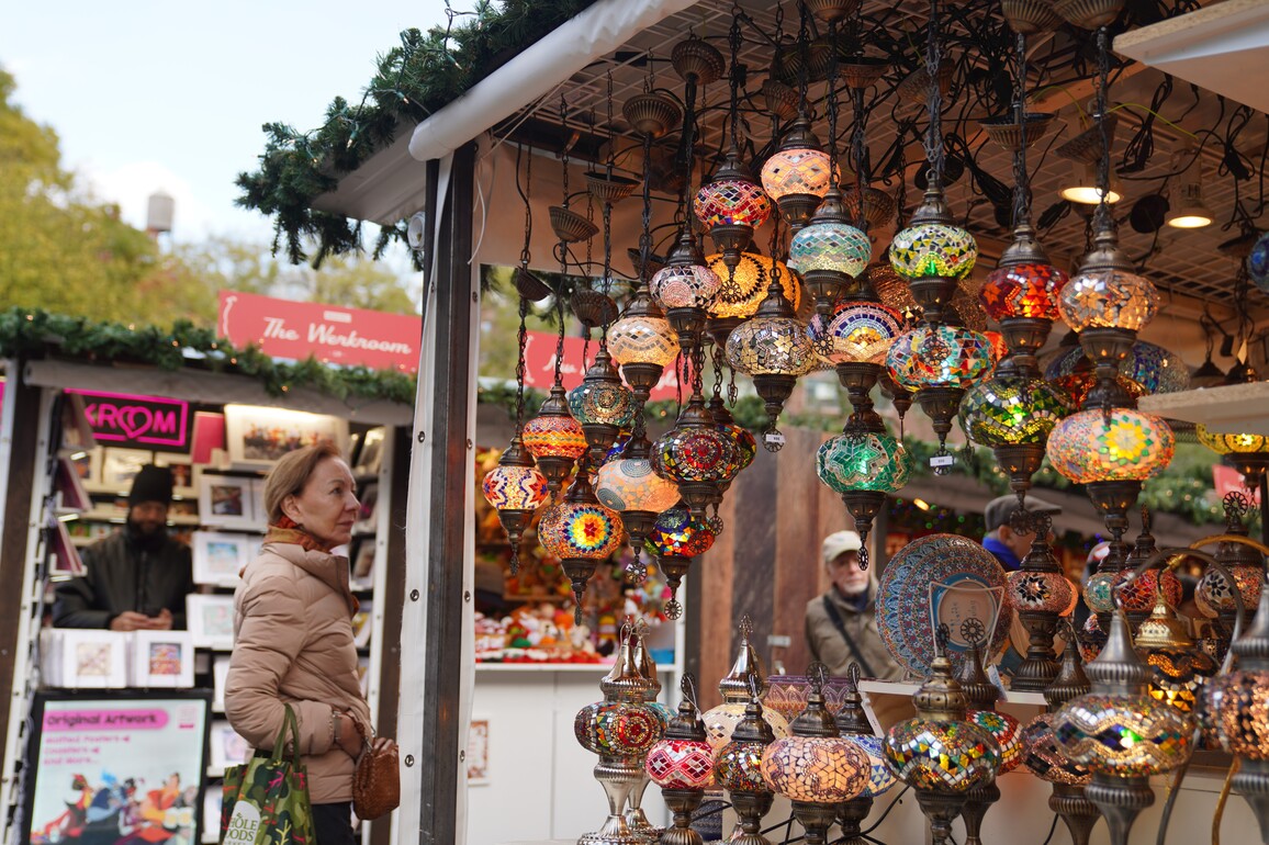 U.S.-NEW YORK-HOLIDAY MARKET