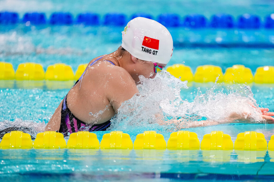 (SP)CHINA-15TH NATIONAL GAMES-SWIMMING-WOMEN'S 50M BREASTSTROKE (CN)