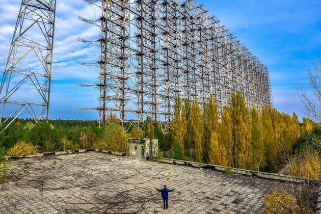Duga: a giant abandoned air radar near Chernobyl