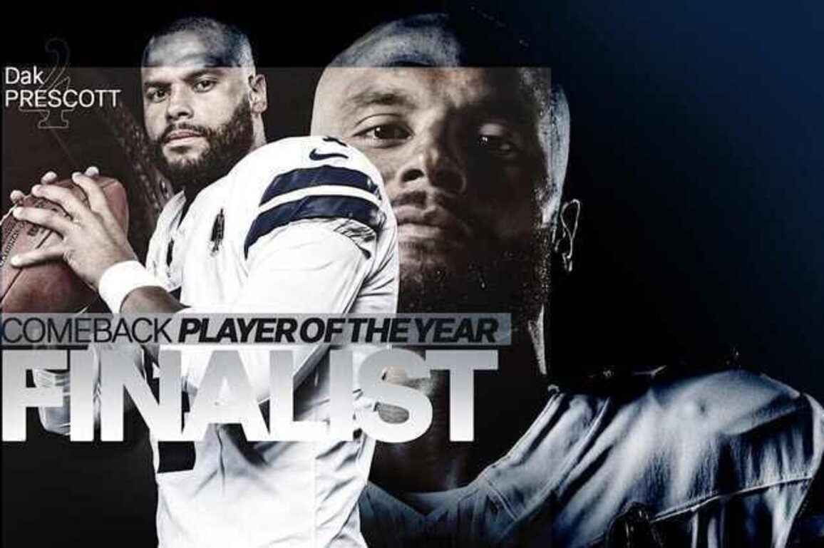 Dak nombrado finalista al Comeback Player of the Year de la NFL