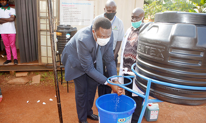 COVID-19: 100 lower health facilities get hand washing facilities COVID-19: 100 lower health facilities get hand washing facilities