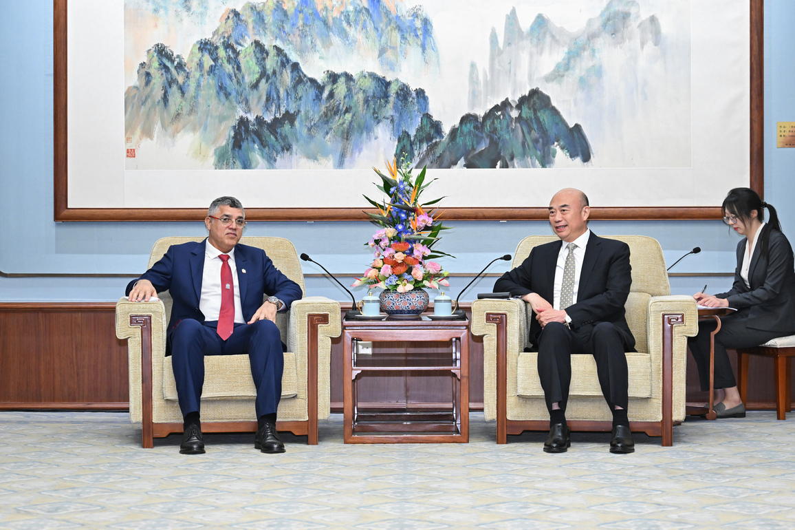 CHINA-BEIJING-LIU GUOZHONG-WMO PRESIDENT-MEETING (CN)