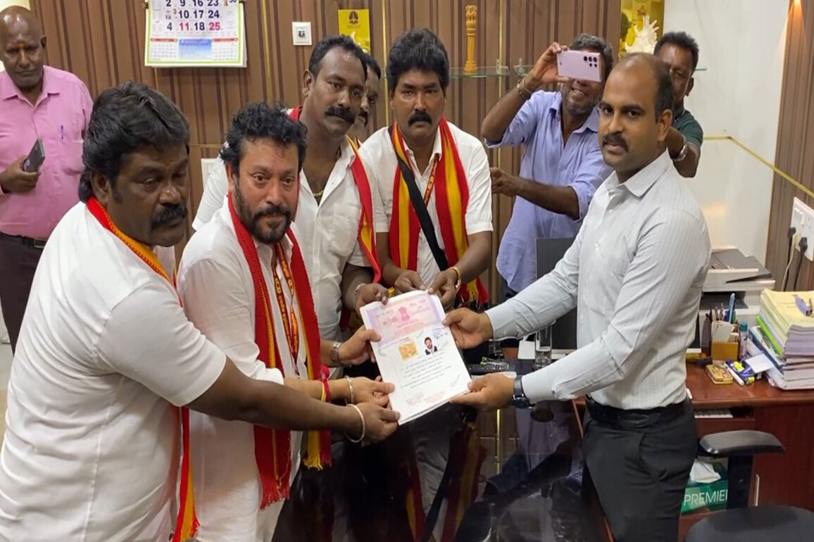 Tamil Nadu Assembly polls: TVK candidate Srinath files nomination from Thoothukudi