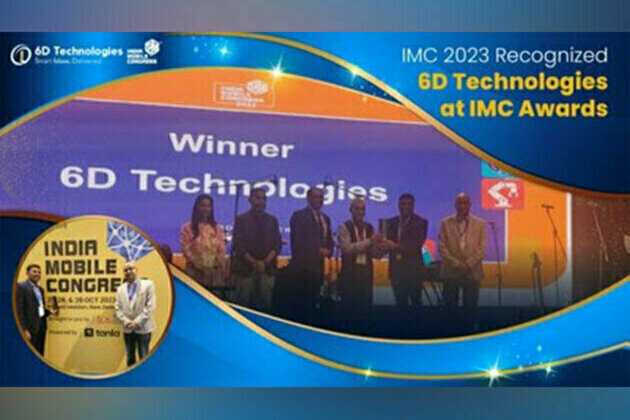 6D Technologies Receives 'Best Enterprise Digital Transformation of the Year' Award at IMC 2023