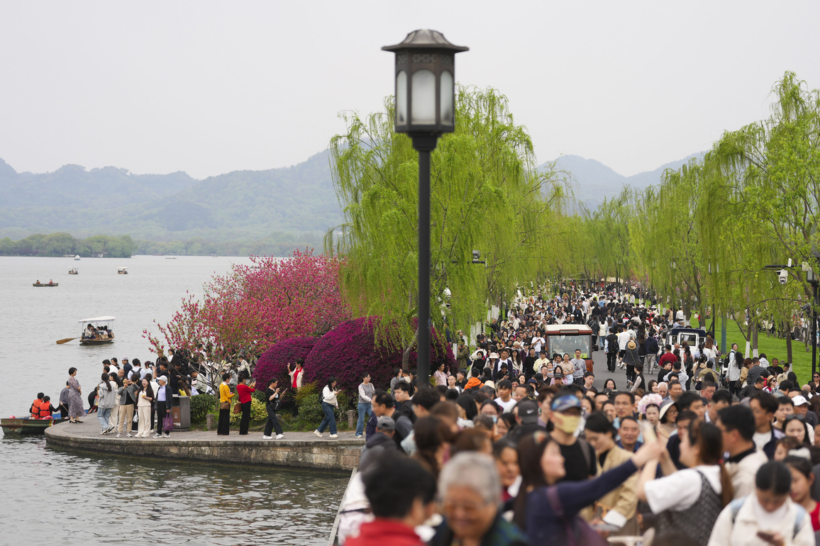 (ZhejiangPictorial) CHINA-ZHEJIANG-HANGZHOU-WEST LAKE-SPRING VIEWS (CN)