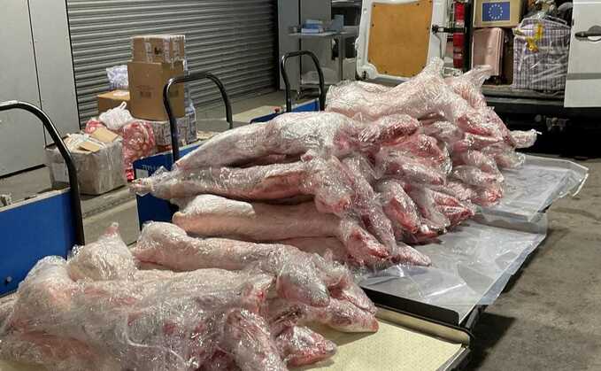 Illegal meat seizures are being carried out on a regular basis