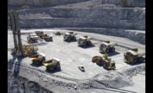 Parked fleet at Newmont’s Peñasquito mine in Mexico