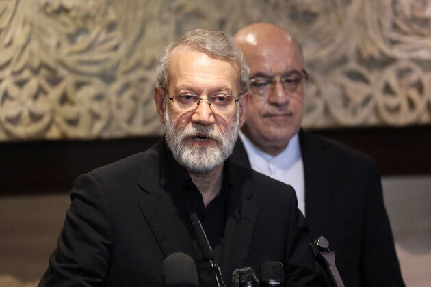 Iran holds funerals for Ali Larijani, Basij Chief Gholamreza Soleimani in Tehran