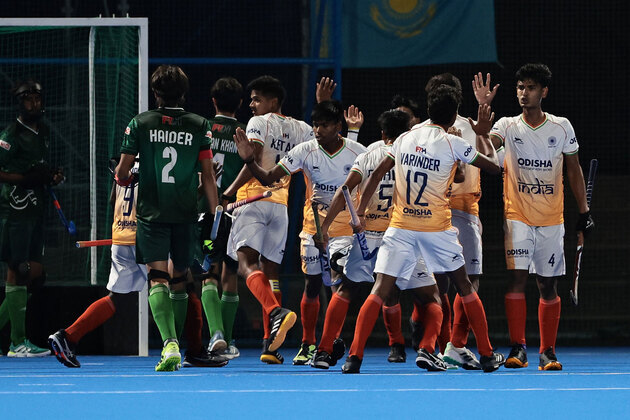 India beat Pakistan 5-3 in thrilling semi-final to enter U18 Men's Asia Cup final