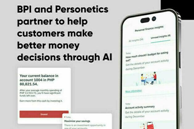 BPI and Personetics partner to help customers make better money decisions through AI