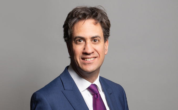 Ed Miliband, Labour's shadow secretary of state for climate change
