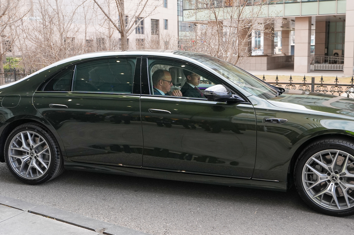 CHINA-BEIJING-GERMAN CHANCELLOR-DRIVER ASSISTANCE SYSTEM (CN)