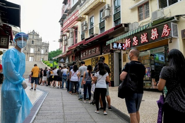Macau Launches More COVID Testing as Infections Soar