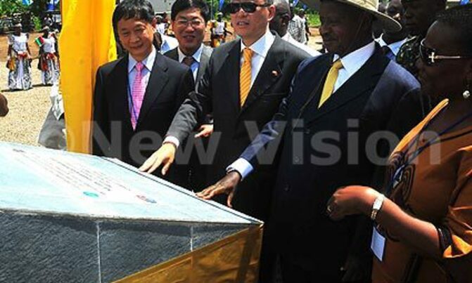 Museveni flags-off construction of Isimba dam Museveni flags-off construction of Isimba dam