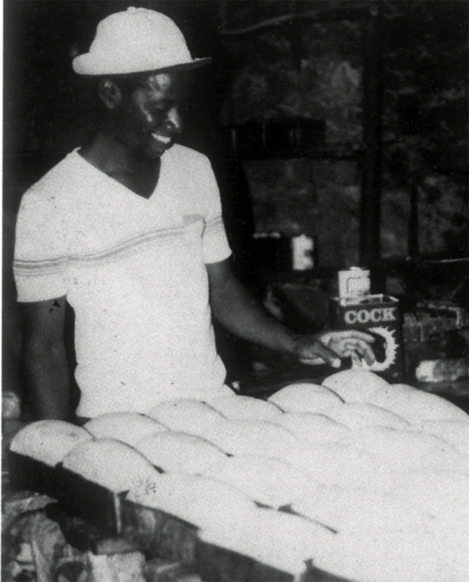 take in his home bakery in the 1970s