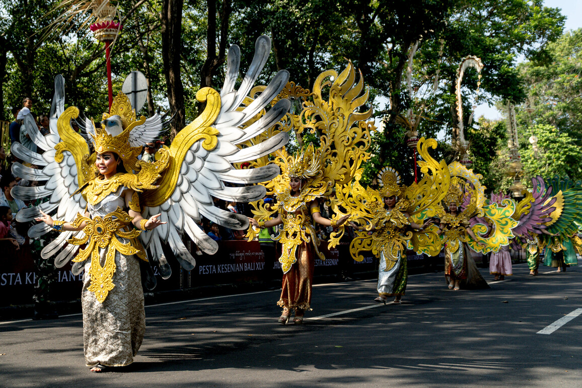 INDONESIA-BALI-DENPASAR-BALI ARTS FESTIVAL-OPENING PARADE