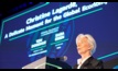 IMF MD Christine Lagarde warns of “a delicate moment” for the global economy