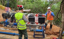  Equipamento para sondagem no projeto de lítio Salinas, da Latin Resources, em MG/Divulgação