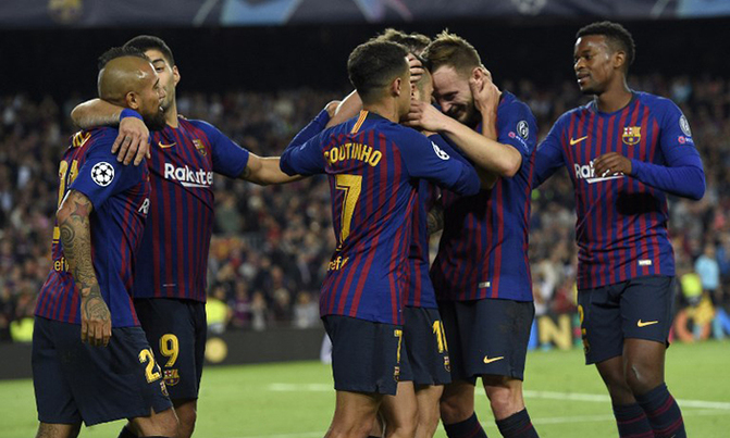 Barcelona triumph without Messi as Dortmund pummel Atletico Barcelona triumph without Messi as Dortmund pummel Atletico