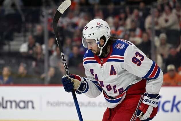 Mika Zibanejad extends mastery of Flyers in Rangers' win