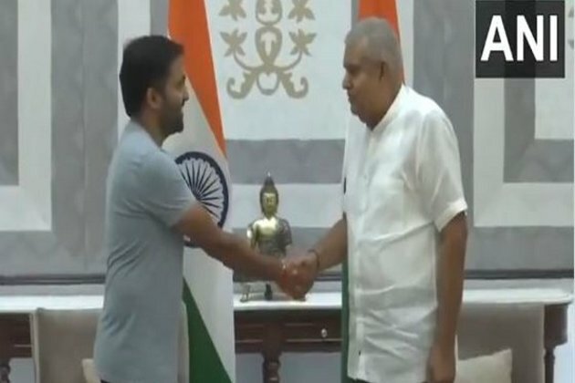 India's first civilian space tourist Thotakura calls on Vice President Dhankar