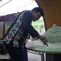 Sudam Pradhan showcases Odisha's rich culture through live sand art performance in Singapore