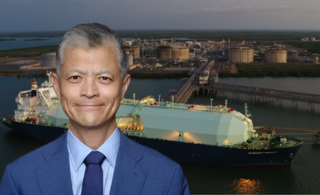 INPEX edges closer to realising its Bonaparte CCS vision. Pictured: INPEX Managing Director and Country Chair Australia, Tetsu Murayama in front of Ichthys LNG. 