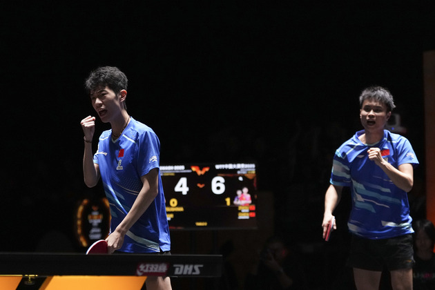 (SP)CHINA-BEIJING-TABLE TENNIS-WTT-CHINA SMASH-MEN'S DOUBLES-SEMIFINAL (CN)