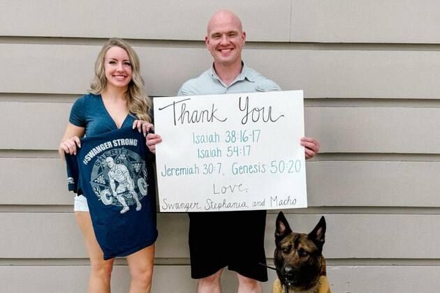 Deputy injured by suspect on live TV thanks supporters, vows return to duty