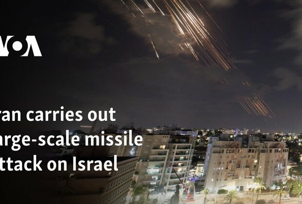 Iran carries out large-scale missile attack on Israel