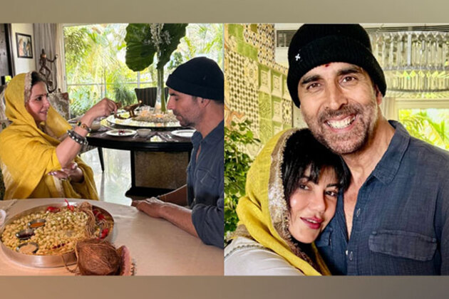Akshay Kumar celebrates Raksha Bandhan with sisters Alka Bhatia, Warda Khan; check pics