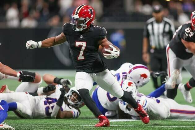 Bijan Robinson erupts for career night as Falcons beat Bills