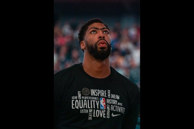 Report: Lakers' Davis won't wear social justice message