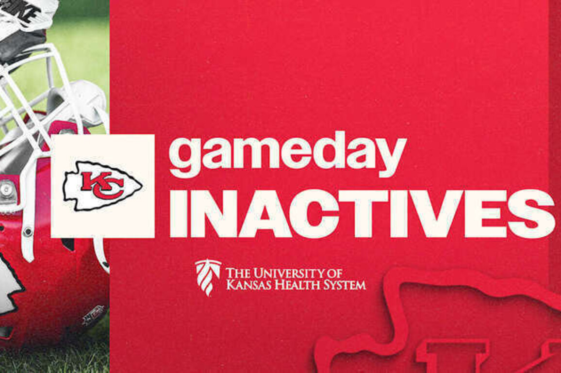 Week 12 Inactive Players | Chiefs vs. Colts