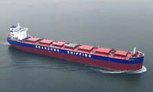 Navio de minério da Shandong Shipping mineraleiro vloc